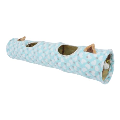 GREENADSCAPE Katzentunnel Für Hauskatzen Katzenspielzeug Quietschendes Papier Faltbarer Haustiertunnel Kätzchen-spieltunnel Interaktives Spielzeug von GREENADSCAPE