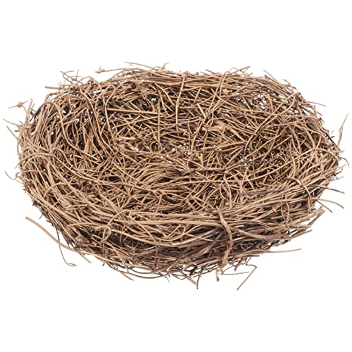 GREENADSCAPE Künstliche Vogelnester Rattan Nest Dekorative Vogelnest Nest Ornament Nest Garten Vögel Nest Handwerk 15cm GREENADSCAPE Künstliche Vogelnester Rattan Nest Dekorative Vogelnest Nest Ornament Nest Garten Vögel Nest Handwerk 15cm von GREENADSCAPE