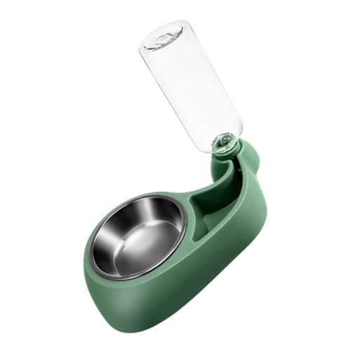 GREENADSCAPE Futternäpfe Set für Welpen Futter- und Wasserspender für Haustiere Automatischer Wasserspender für Haustiere Futterspender für Haustiere Grünes Futternapftablett GREENADSCAPE Futternäpfe Set für Welpen Futter- und Wasserspender für Haustiere Automatischer Wasserspender für Haustiere Futterspender für Haustiere Grünes Futternapftablett von GREENADSCAPE