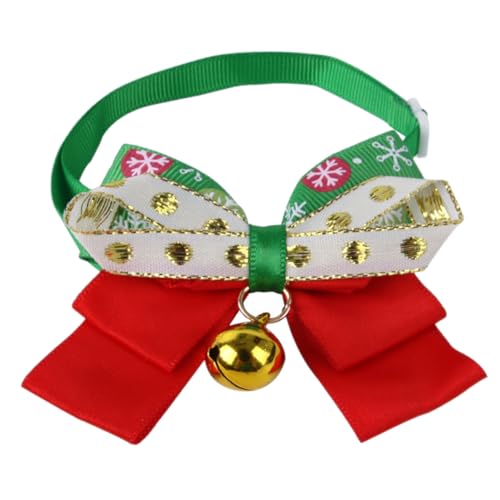 GREENADSCAPE Weihnachtsglocken Krawatte, Haustier Ornamente, Bezauberndes Katzenhalsband, Katzenzubehör, Katzenhalsband Mit Glöckchen, Dekoratives Hundehalsband, Weihnachtshalsband Für GREENADSCAPE Weihnachtsglocken Krawatte, Haustier Ornamente, Bezauberndes Katzenhalsband, Katzenzubehör, Katzenhalsband Mit Glöckchen, Dekoratives Hundehalsband, Weihnachtshalsband Für von GREENADSCAPE