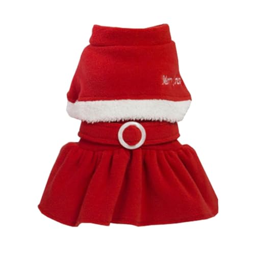 GREENADSCAPE Polarfleece Hundekleidung Winter Für Katzen Und Hunde Fleece Haustierrock Weihnachten Einfach Zu Tragen Für Welpen Und Kätzchen GREENADSCAPE Polarfleece Hundekleidung Winter Für Katzen Und Hunde Fleece Haustierrock Weihnachten Einfach Zu Tragen Für Welpen Und Kätzchen von GREENADSCAPE