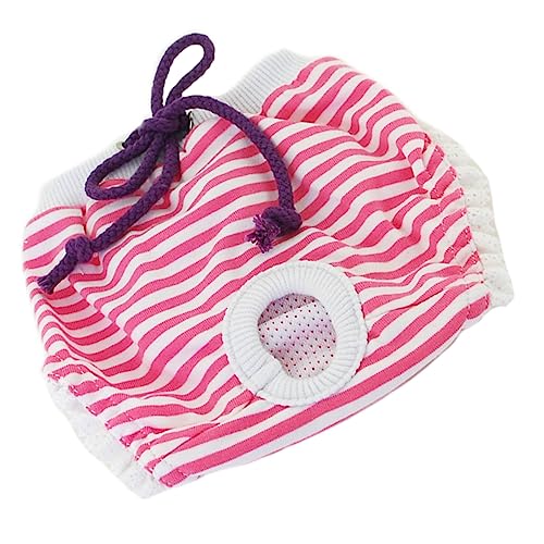 GREENADSCAPE Windel Für Haustiere Hunde-periodenhose Welpenwindel Rot Gestreift Atmungsaktive Baumwolle Verstellbar Waschbar Größe L Schützt Böden GREENADSCAPE Windel Für Haustiere Hunde-periodenhose Welpenwindel Rot Gestreift Atmungsaktive Baumwolle Verstellbar Waschbar Größe L Schützt Böden von GREENADSCAPE