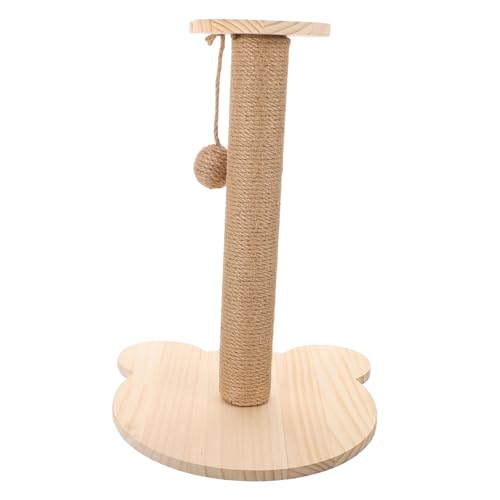 GREENADSCAPE Katzenkratzbaum Klettergerüst Aus Holz Kratzbaum Für Kätzchen Mit Sisalseil Wiederverwendbares Katzenkratzspielzeug Für Den Innenbereich Dekorativer Katzenkletterer Für Zu Hause von GREENADSCAPE