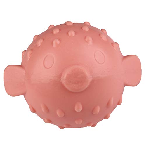 GREENLANS-1 Haustier-Puzzle, Kauen, bissfest, Gesangsball, sicheres und langlebiges Hundespielzeug – Pink von GREENLANS-1