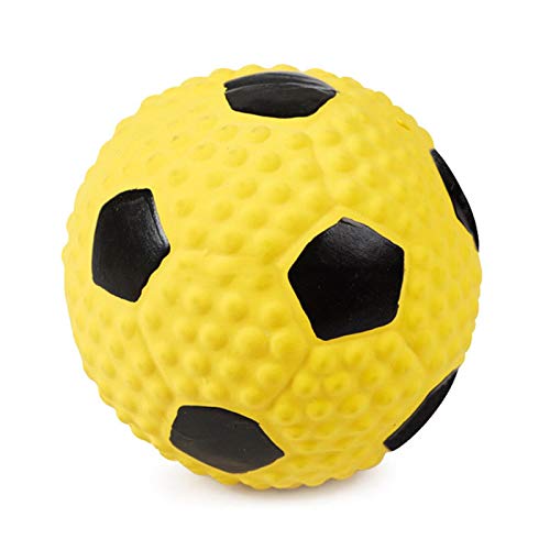 GREENLANS-1 Hundespielzeug / Rugbyball, hohe elastische Baumwolle, gefüllt, Latex, Geräusch, sicheres und langlebiges Werkzeug, Größe L 4 von GREENLANS-1