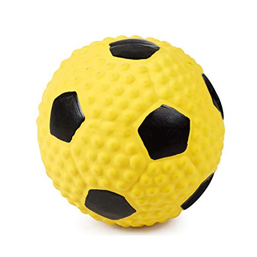 GREENLANS-1 Hundespielzeug / Rugbyball, hohe elastische Baumwolle, gefüllt, Latex, Geräusch, sicheres und langlebiges Werkzeug, Größe S 4 von GREENLANS-1