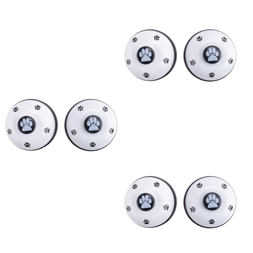 GREOHNMPAW Haustier Klingel, 6 Pack Metall Klingel Hunde Training mit Rutschfesten Gummi Böden Hunde Tuer Klingel Fuer das Töpfchen Werkzeug Kommunikations Geraet Fuer Kleine Hunde Katzen GREOHNMPAW Haustier Klingel, 6 Pack Metall Klingel Hunde Training mit Rutschfesten Gummi Böden Hunde Tuer Klingel Fuer das Töpfchen Werkzeug Kommunikations Geraet Fuer Kleine Hunde Katzen von GREOHNMPAW