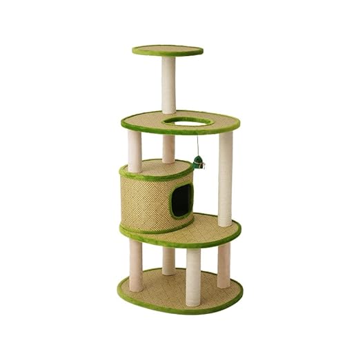 Kratzbaum Katzen-Klettergerüst, einteiliges Sommerkühlkratzbaum-Sprungbrett, großer Katzenrahmen, Vier Jahreszeiten, universelles Katzenspielzeug (Color : A) von GRFIT
