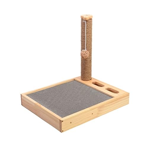Kratzpappe für Katzen Vertikales Kratzbrett for Katzen, Klettersäule for Katzen, verschleißfeste und Nicht abfallende Katzenkrallen Katzenspielzeug von GRFIT
