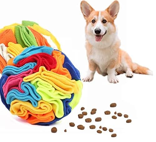 GRINOVI Schnüffelball für Hunde, 2 Stück, Schnüffelball für Hunde fördert natürliche Futtersuchfähigkeiten, Hundespielzeug gegen Langeweile und stimuliert den Hunde-Puzzle-Ball mit GRINOVI Schnüffelball für Hunde, 2 Stück, Schnüffelball für Hunde fördert natürliche Futtersuchfähigkeiten, Hundespielzeug gegen Langeweile und stimuliert den Hunde-Puzzle-Ball mit von GRINOVI