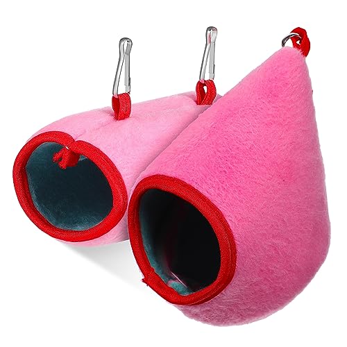 GRIRIW 1 Satz Hamster Bett Rosa Rosa Schlaf Tunnel Gemütliche und Schlafplätze für Kleine Haustiere Wie Hamster Kaninchen und Eichhörnchen von GRIRIW