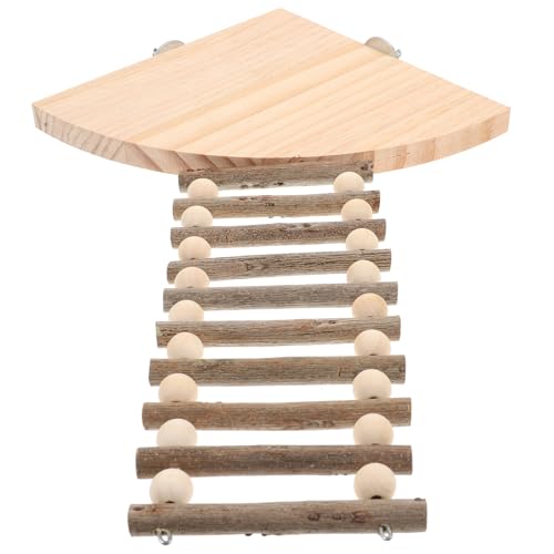 GRIRIW 1 Satz Hamster- Leiter Hamster Gewichtetes Vogelkäfig Zubehör Für Meerschweinchen Hundespielzeug Plattform Käfiglandschaftsdekore Hund Hamstersprungtisch Hölzern GRIRIW 1 Satz Hamster- Leiter Hamster Gewichtetes Vogelkäfig Zubehör Für Meerschweinchen Hundespielzeug Plattform Käfiglandschaftsdekore Hund Hamstersprungtisch Hölzern von GRIRIW