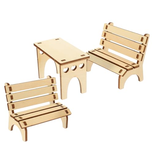 GRIRIW 1satz Hamster Spielzeug Teiliges Möbel Tisch Stühle Für Hamsterkäfig Und Langlebige Und Sichere Kletter Und Spielmöglichkeiten Für Kleine Haustiere GRIRIW 1satz Hamster Spielzeug Teiliges Möbel Tisch Stühle Für Hamsterkäfig Und Langlebige Und Sichere Kletter Und Spielmöglichkeiten Für Kleine Haustiere von GRIRIW