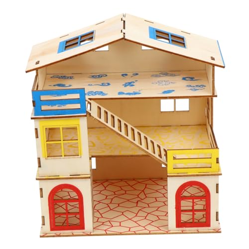 GRIRIW 2-lagige Hamstervilla Großes Hamsternest Leiter Unterhaltsamer Bewegungsunterschlupf Für Meerschweinchen Haustiere GRIRIW 2-lagige Hamstervilla Großes Hamsternest Leiter Unterhaltsamer Bewegungsunterschlupf Für Meerschweinchen Haustiere von GRIRIW