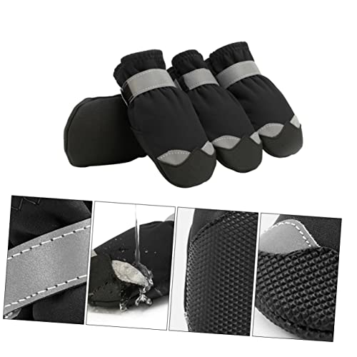 GRIRIW Schneestiefel Für Hunde 4 Stück/Set Hundestiefel Weiches Bequemes Material - Sohle von GRIRIW