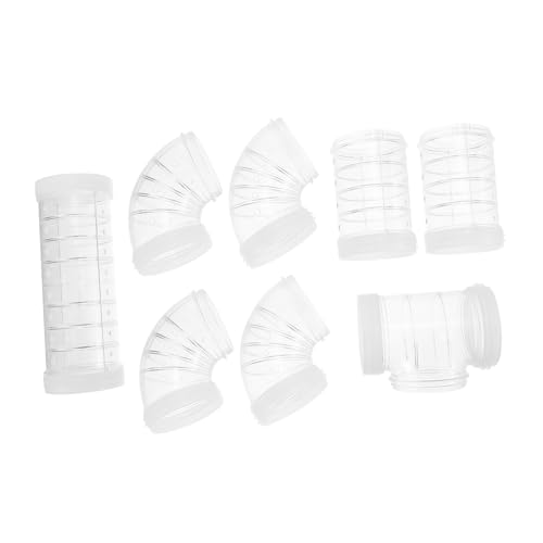 GRIRIW 1 Set Hamster Labyrinth Röhre Kleintier Versteck Kleintier Behälter Rennmäuse Hamsterkäfig Zubehör Meerschweinchen Tunnel para Kleintier Spieltunnel Röhre DIY GRIRIW 1 Set Hamster Labyrinth Röhre Kleintier Versteck Kleintier Behälter Rennmäuse Hamsterkäfig Zubehör Meerschweinchen Tunnel para Kleintier Spieltunnel Röhre DIY von GRIRIW