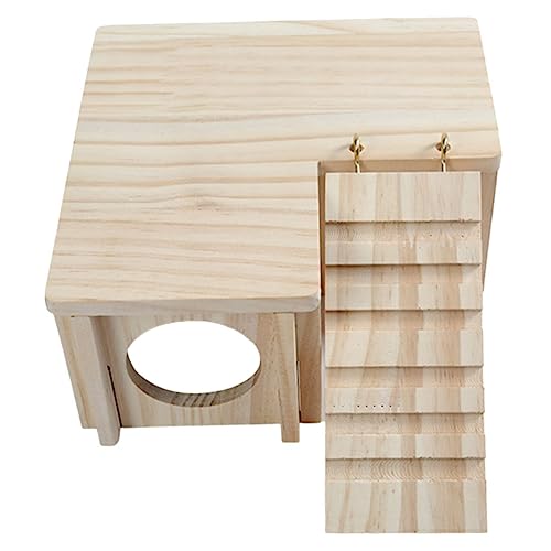 GRIRIW Kaninchenhaus 1 Set Hamsterversteck Aus Holz Hasenburg Für Kleintiere Ideales Hasenhaus Für Nager Gemütliches Versteck Für Hamster Und Kaninchen Natürliche Holzstruktur Fördert Kleintiergehege GRIRIW Kaninchenhaus 1 Set Hamsterversteck Aus Holz Hasenburg Für Kleintiere Ideales Hasenhaus Für Nager Gemütliches Versteck Für Hamster Und Kaninchen Natürliche Holzstruktur Fördert Kleintiergehege von GRIRIW