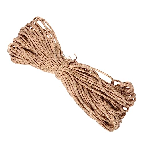 GRIRIW 1 Stück DIY Jute Rope für Katzenkratzsäulen Langlebig und Geeignet für Austausch von Beschädigten Seilen aus Natürlichen Pflanzenmaterialien Gefertigt für Katzenliebhaber GRIRIW 1 Stück DIY Jute Rope für Katzenkratzsäulen Langlebig und Geeignet für Austausch von Beschädigten Seilen aus Natürlichen Pflanzenmaterialien Gefertigt für Katzenliebhaber von GRIRIW