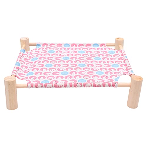 GRIRIW 4-beinigen Holz Bett Haustier Schlafen Bett Dekorative Bequem Für Indoor/Outdoor GRIRIW 4-beinigen Holz Bett Haustier Schlafen Bett Dekorative Bequem Für Indoor/Outdoor von GRIRIW