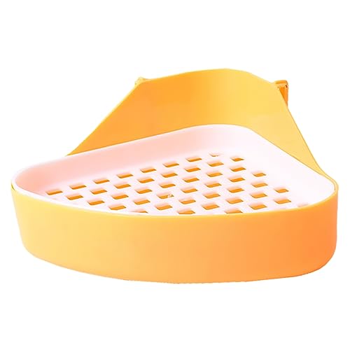 GRIRIW 1 Stück Haustiertoilette Ratte Bad Käfig Hamster Wanne Nest Meerschweinchen Katzentoilette Wurf Tiere Heu Frettchen Kaninchen Wasser Chinchilla Plastik von GRIRIW