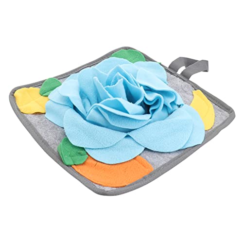 GRIRIW 1 Stück Kaninchen Schnüffelmatte aus Polar Fleece Intelligenzspielzeug für Kleintiere Langsame Fütterung Fördert Natürlichen Fressinstinkt zur Stressreduktion für Spielspaß von GRIRIW
