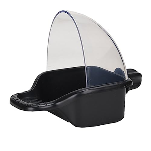 GRIRIW 1 Stück Papageienfutterschalenbad wasserbecken wasserwanne Vogelwasserfuttermittel für Käfig auslaufsicheres Futterbecken Tierfutterbehälter Becken für Tiernahrung Plastik Black GRIRIW 1 Stück Papageienfutterschalenbad wasserbecken wasserwanne Vogelwasserfuttermittel für Käfig auslaufsicheres Futterbecken Tierfutterbehälter Becken für Tiernahrung Plastik Black von GRIRIW