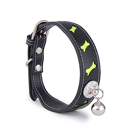 GRIRIW Hundehalsband Aus Pu- Verstellbare Größe Reflektierendes Glocke Modische Für Katzen Und Bequem Für Den Täglichen Gebrauch GRIRIW Hundehalsband Aus Pu- Verstellbare Größe Reflektierendes Glocke Modische Für Katzen Und Bequem Für Den Täglichen Gebrauch von GRIRIW
