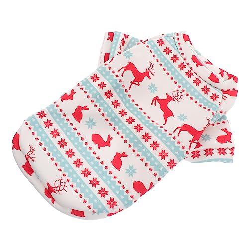 GRIRIW 1stück Weihnachtliches Hundekostüm Mit Elch-Muster Für Kleine Hunde Dekorative Hundekleidung Weihnachtsmode Für Haustiere Leicht Und Bequem Sorgt Für Festliche Stimmung GRIRIW 1stück Weihnachtliches Hundekostüm Mit Elch-Muster Für Kleine Hunde Dekorative Hundekleidung Weihnachtsmode Für Haustiere Leicht Und Bequem Sorgt Für Festliche Stimmung von GRIRIW