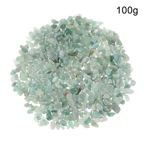 GRIRIW 100g Polierter Kies Dekorativ Für Aquariendekorationen Natürlicher Aventurin-kies Glatte Kanten GRIRIW 100g Polierter Kies Dekorativ Für Aquariendekorationen Natürlicher Aventurin-kies Glatte Kanten von GRIRIW