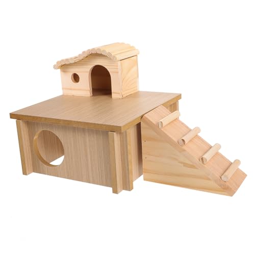 GRIRIW 1Satz Hamster Holzhaus Mit Kletterleiter Kleines Versteckspielzeug Für Hamster Und Andere Kleine Haustiere Für Nagerkäfige Mit Holzstruktur Und Natürlichem GRIRIW 1Satz Hamster Holzhaus Mit Kletterleiter Kleines Versteckspielzeug Für Hamster Und Andere Kleine Haustiere Für Nagerkäfige Mit Holzstruktur Und Natürlichem von GRIRIW