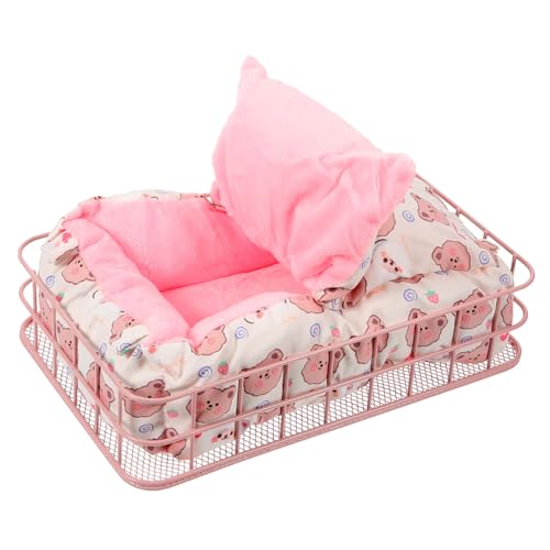 GRIRIW Tierbett Meerschweinchen Rattennest Metallkorb Für Hamsterkäfig Spielzeug GRIRIW Tierbett Meerschweinchen Rattennest Metallkorb Für Hamsterkäfig Spielzeug von GRIRIW