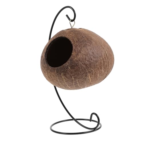 GRIRIW 1Satz Meerschweinchen Hängematte Aus Kokosnuss Warmes Schaukelnest Für Haustiere Bequemes Versteck Und Schlafplatz Für Kleintiere Für Hamster Und Meerschweinchen von GRIRIW