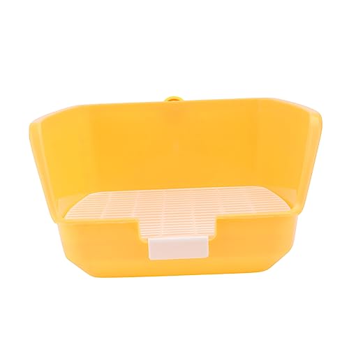GRIRIW 1Stk Kaninchentoilette Badezimmer Hasenbettwäsche für Kaninchen-Töpfchen-Trainingstoilette hasentoilette kaninchenklo Kaninchenkäfig -Toilette aus Kunststoff Heimtierbedarf GRIRIW 1Stk Kaninchentoilette Badezimmer Hasenbettwäsche für Kaninchen-Töpfchen-Trainingstoilette hasentoilette kaninchenklo Kaninchenkäfig -Toilette aus Kunststoff Heimtierbedarf von GRIRIW