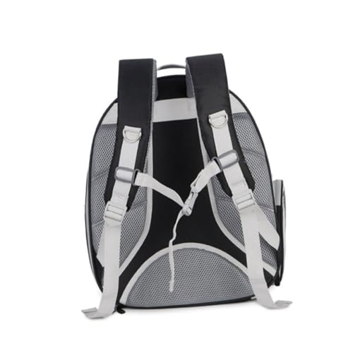 GRIRIW 1Stück Erweiterbarer Katzenrucksack Für Haustiere Transparente Tragetasche Mit Atmungsaktivem Mesh Für Reisen Und Outdoor Aktivitäten Belastbar von GRIRIW
