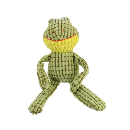 GRIRIW 1Stück Geräuschfunktion Interaktives Kauspielzeug Für Welpen Und Kleine Zahnreinigendes Molarspielzeug Froschform GRIRIW 1Stück Geräuschfunktion Interaktives Kauspielzeug Für Welpen Und Kleine Zahnreinigendes Molarspielzeug Froschform von GRIRIW