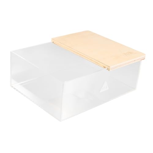 GRIRIW 1Stück Hamster Badewanne Transparente Bad Box Für Kleintiere Haustierbedarf Für Rennmäuse Für Sandbäder GRIRIW 1Stück Hamster Badewanne Transparente Bad Box Für Kleintiere Haustierbedarf Für Rennmäuse Für Sandbäder von GRIRIW