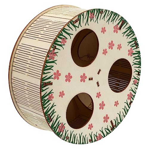 GRIRIW 1Stück Hamster Tunnel Labyrinth Holzspielzeug Für Kleine Haustiere Versteckhaus Und Kletterstruktur Für Rennmäuse Und Zwergmäuse Haustierzubehör Für Aktives Und Bewegung von GRIRIW