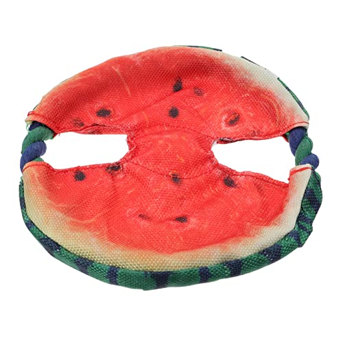 GRIRIW 1Stück Haustier Wassermelonen Schwimmende Fliegende Für Interaktives Kauspielzeug Für Strand Wasser Pet Floating Toy GRIRIW 1Stück Haustier Wassermelonen Schwimmende Fliegende Für Interaktives Kauspielzeug Für Strand Wasser Pet Floating Toy von GRIRIW