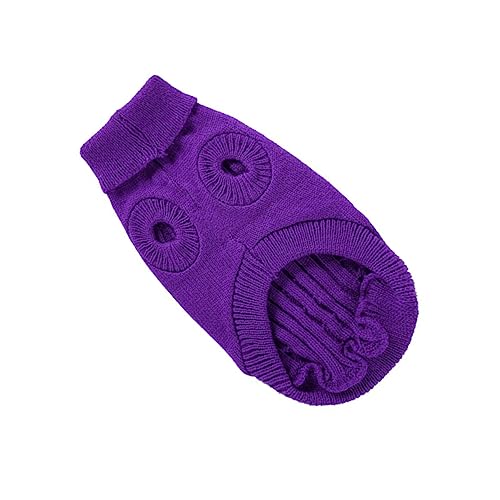 GRIRIW 1Stück Stylischer Einfarbiger Hundepullover Aus Warmem Material Gemütlicher Winterpulli Für Kleine Und Große Haustier Winterkostüm GRIRIW 1Stück Stylischer Einfarbiger Hundepullover Aus Warmem Material Gemütlicher Winterpulli Für Kleine Und Große Haustier Winterkostüm von GRIRIW
