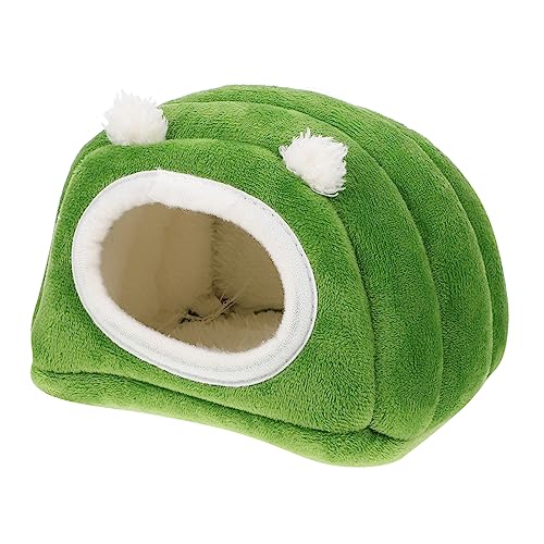 GRIRIW 1stk Hamsternest Kleines Tier Weiches Bett Hamster Kuschelhütte Igelbetten Schlafnest Für Haustiere Winter Hamsterbett Guinea-Bett Hochelastischer Schwamm Eichhörnchen Hamsterkäfig von GRIRIW