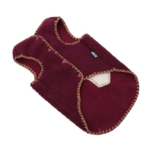 GRIRIW 1stk Haustierweste Pelzige Weste Dackel Herbst Hundemantel Freihändige Haustiere Wintermantel Für Hunde Hundelaufende Müllsäcke Herbst- Und Winterweste Pudel Polyester Violett GRIRIW 1stk Haustierweste Pelzige Weste Dackel Herbst Hundemantel Freihändige Haustiere Wintermantel Für Hunde Hundelaufende Müllsäcke Herbst- Und Winterweste Pudel Polyester Violett von GRIRIW