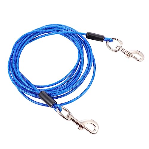 GRIRIW 1stk Hundeleine Mit Draht Hundeläufer Für Hochleistungs-hundebindekabel Im Freien Kabelbaum Anbindung Kette Hund Kabel Binden Hundeläufer Kabel Führen Außen Blue Stahldraht GRIRIW 1stk Hundeleine Mit Draht Hundeläufer Für Hochleistungs-hundebindekabel Im Freien Kabelbaum Anbindung Kette Hund Kabel Binden Hundeläufer Kabel Führen Außen Blue Stahldraht von GRIRIW
