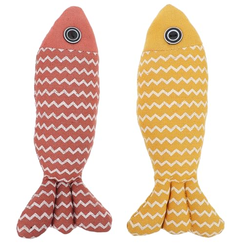 GRIRIW 2 STK Katzenpuppe Weiches Spielzeug Kauspielzeug Für Welpen Puppenspielsets Beißspielzeug Für Welpen -plüsch Fischmodell Katze Teaser Spielzeug Minze Kätzchen Stoff GRIRIW 2 STK Katzenpuppe Weiches Spielzeug Kauspielzeug Für Welpen Puppenspielsets Beißspielzeug Für Welpen -plüsch Fischmodell Katze Teaser Spielzeug Minze Kätzchen Stoff von GRIRIW