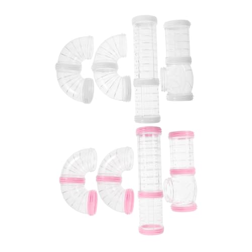 GRIRIW 2 Sätze Hamsterkäfig-außenrohr DIY-verbindungsschiene Ratten-hamsterkäfig-zubehör von GRIRIW