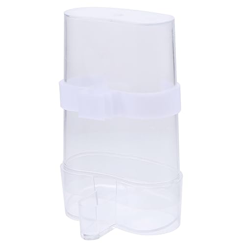 GRIRIW 2 Sätze Vogel-Vogel-wassersp Ender Vogel Fütterer Wasserspender Für Vögel Vogeltränke Feeder Cup Vogelfutterflasche Futterbehälter Für Vögel Vogelfütterung Am Fenster Plastik von GRIRIW