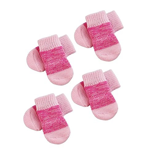 GRIRIW 2 Sätze rutschfeste Hundesocken Elastische Komfortable Pfotenschutzsocken für Kleine Mittlere und Große Hunde für Drinnen und Draußen Schützt die Beine Ihres Haustiers und von GRIRIW