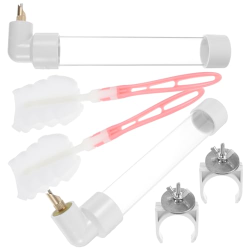 GRIRIW 2 Sets Papageien Trinkbrunnen Sittich Wasserspender Für Den Außenbereich Vogel Wasserspender Für Käfig Topffalle Luftkäfige Vögel Tauben Vogelfutterspender Vogelkäfig GRIRIW 2 Sets Papageien Trinkbrunnen Sittich Wasserspender Für Den Außenbereich Vogel Wasserspender Für Käfig Topffalle Luftkäfige Vögel Tauben Vogelfutterspender Vogelkäfig von GRIRIW