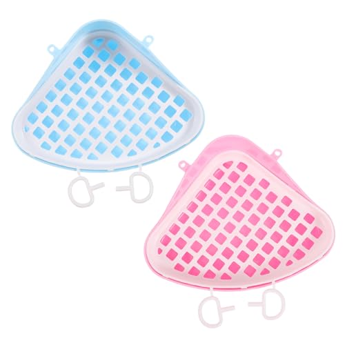 GRIRIW 2 Stück Box Kaninchentoilette Welpentoilette Schüssel Frettchenbehälter Käfige Tragbare Toilette Hasenheu Futtertoiletten Hundeunterlagen Zum Hamstertöpfchen GRIRIW 2 Stück Box Kaninchentoilette Welpentoilette Schüssel Frettchenbehälter Käfige Tragbare Toilette Hasenheu Futtertoiletten Hundeunterlagen Zum Hamstertöpfchen von GRIRIW