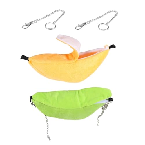 GRIRIW 2 Stücke Hamster Banana Schaukel Bett Lint Material Haustiere Hängematte Bett Für Tiere GRIRIW 2 Stücke Hamster Banana Schaukel Bett Lint Material Haustiere Hängematte Bett Für Tiere von GRIRIW