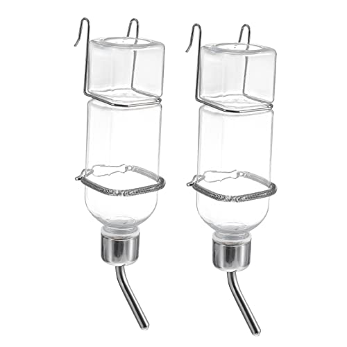 GRIRIW 2 Stück Hängende Trinkflasche für Haustiere Automatischer Wasserspender für Kaninchen Hamster und Kleintiere Freies Kunststoffmaterial Einfach zu Montieren Reinigen GRIRIW 2 Stück Hängende Trinkflasche für Haustiere Automatischer Wasserspender für Kaninchen Hamster und Kleintiere Freies Kunststoffmaterial Einfach zu Montieren Reinigen von GRIRIW